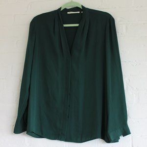 Dark green blouse